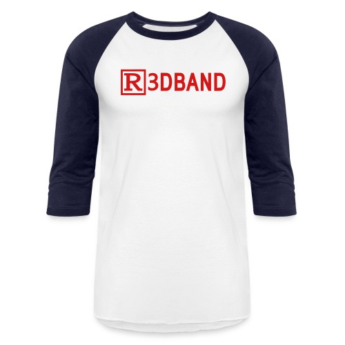 r3dbandtextrd - Unisex Baseball T-Shirt