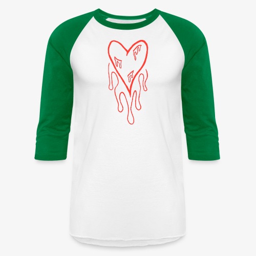 bleeding heart - Unisex Baseball T-Shirt