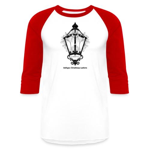 Antique Christmas Lantern T-Shirt - Unisex Baseball T-Shirt