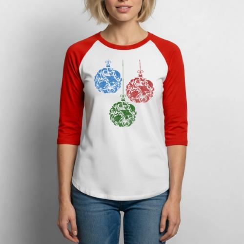 Coastal Christmas Ornament Group - Unisex Baseball T-Shirt
