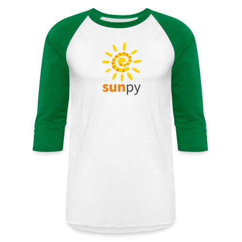 sunpy logo web - Unisex Baseball T-Shirt