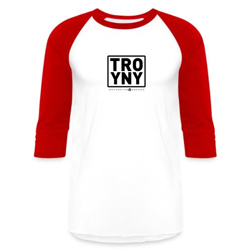 TROY NY Cube - Unisex Baseball T-Shirt
