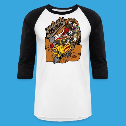 Wild West Mine Train - Unisex Baseball T-Shirt