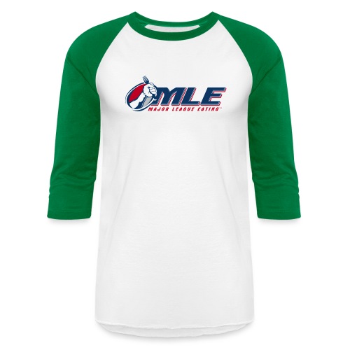 Major League Eating Logo - Unisex Baseball T-Shirt
