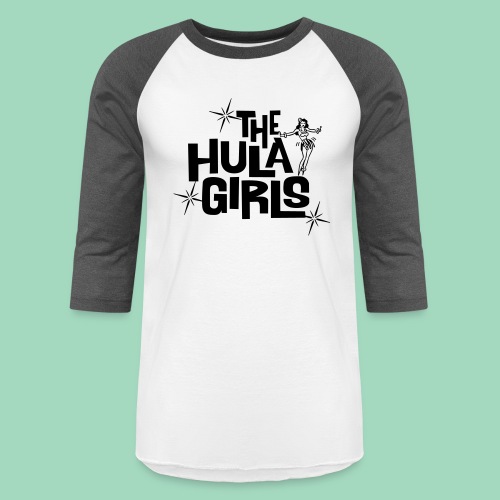 The Hula Girls Logo - Unisex Baseball T-Shirt