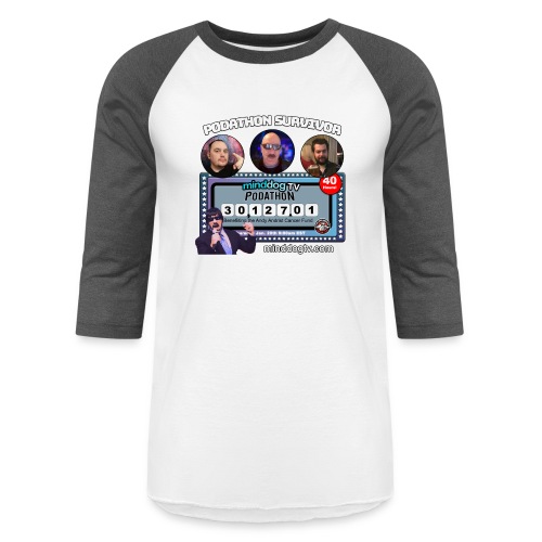 Podathon Survivor - Unisex Baseball T-Shirt