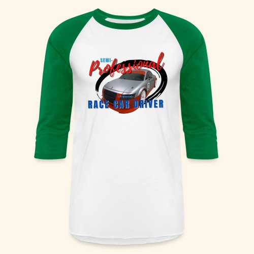 Semi-professional pretend GT3 driver - Unisex Baseball T-Shirt
