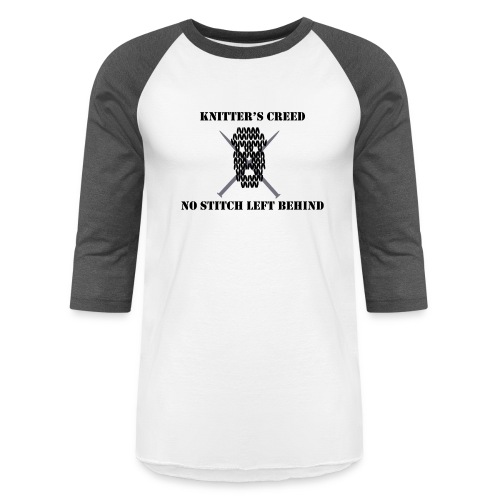 Knitter's Creed - Unisex Baseball T-Shirt