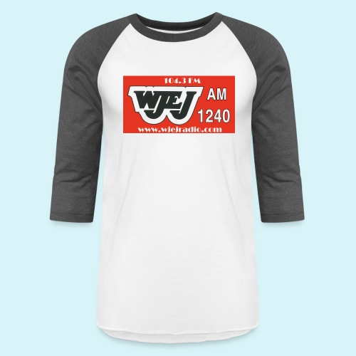 WJEJ LOGO AM / FM / Website - Unisex Baseball T-Shirt