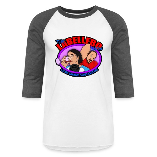 Justin and Toni Logo - Unisex Baseball T-Shirt