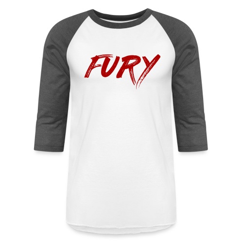 Fury Red - Unisex Baseball T-Shirt