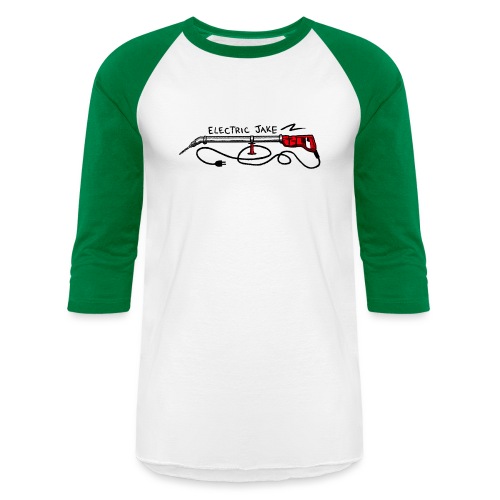 ELECTRIC JAKE - Unisex Baseball T-Shirt