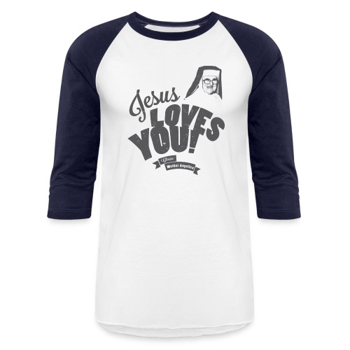 Classic Mother Angelica Dark - Unisex Baseball T-Shirt