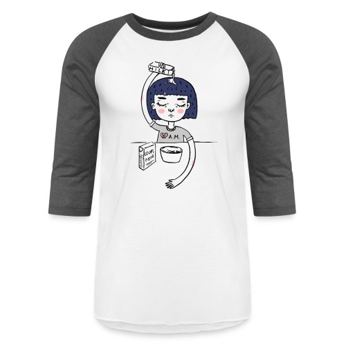 Milk and cereals in the morning - Unisex Baseball T-Shirt