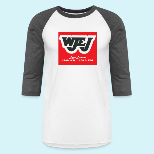 WJEJ Loyal Listener Red / Black - Unisex Baseball T-Shirt