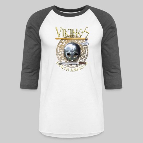 viking tshirt pocket art - Unisex Baseball T-Shirt