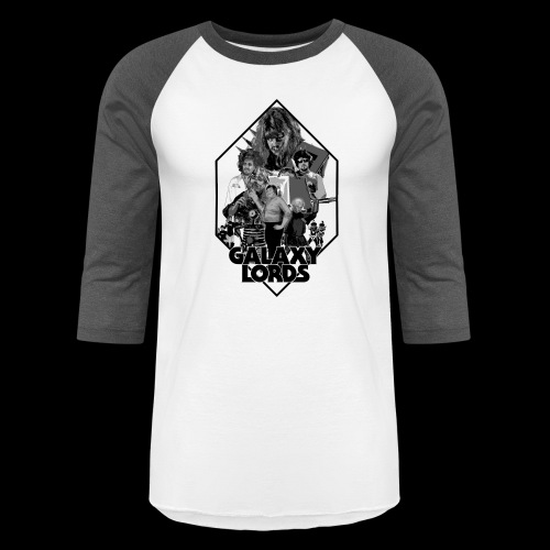 Galaxy Lords Monochrome Design - Unisex Baseball T-Shirt