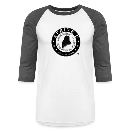 STRIVE U Emblem - Unisex Baseball T-Shirt