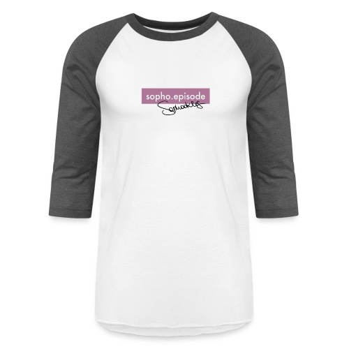 Sopho.Episode with Autograph Pink - Unisex Baseball T-Shirt