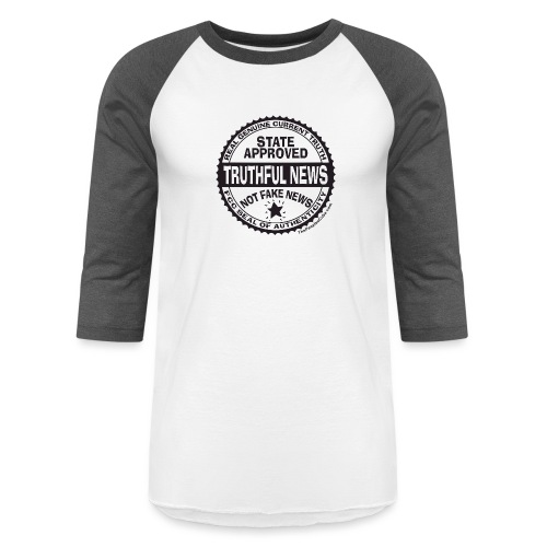 Truthful News FCC Seal - Unisex Baseball T-Shirt