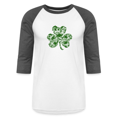 Wildlife Shamrock_Green - Unisex Baseball T-Shirt