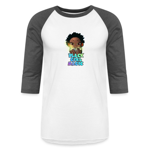 Black Girl Magic - Unisex Baseball T-Shirt