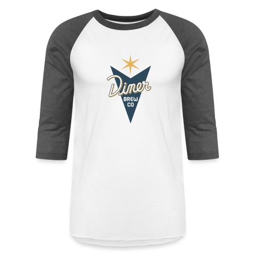 Diner Brew Company - Unisex Baseball T-Shirt