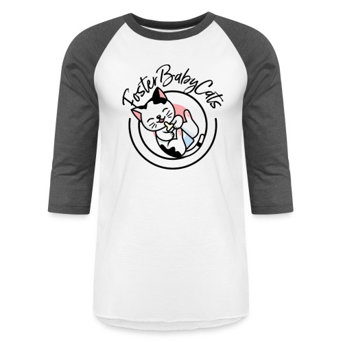 FosterBabyCats Logo - Unisex Baseball T-Shirt