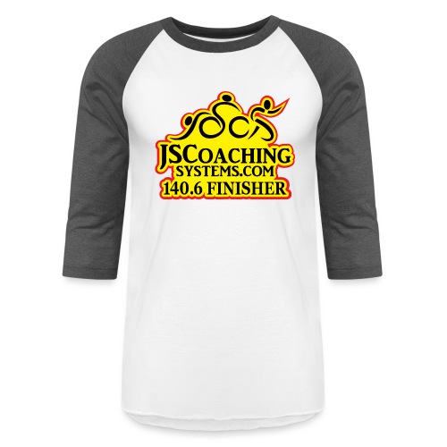 JSCoachingSystems Team 140.6 Finisher - Unisex Baseball T-Shirt
