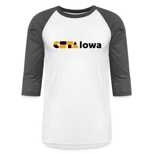 CSTA Iowa logo - Unisex Baseball T-Shirt