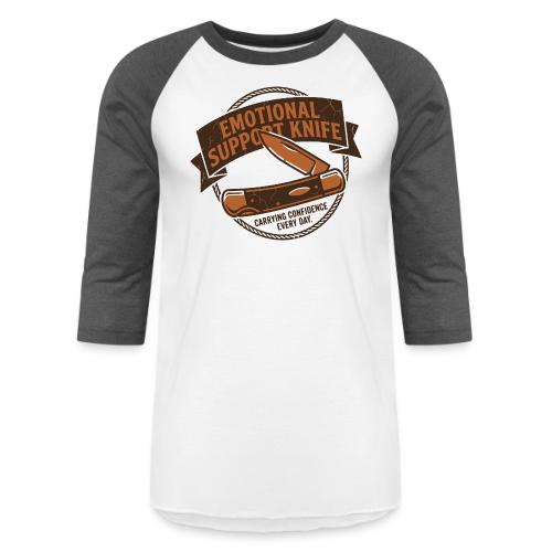 Emotional Support Knife - Funny EDC Pocket Knife - Unisex Baseball T-Shirt
