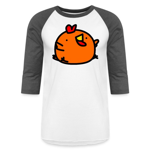 Big Orange Chicken - Unisex Baseball T-Shirt