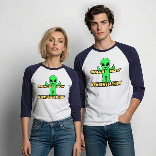 Space Boy 1 - Unisex Baseball T-Shirt