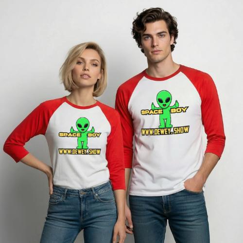 Space Boy 1 - Unisex Baseball T-Shirt