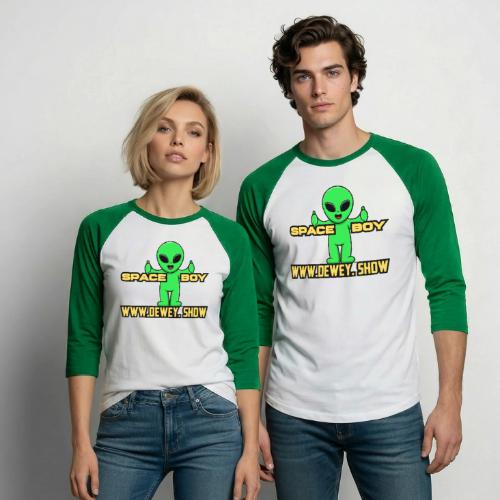 Space Boy 1 - Unisex Baseball T-Shirt