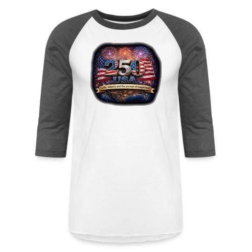 USA 250th Celebration - Unisex Baseball T-Shirt