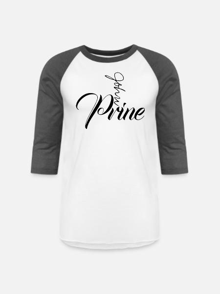 John Prine - Unisex Baseball T-Shirt - white/charcoal