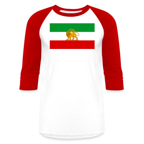 Flag of Iran - Unisex Baseball T-Shirt