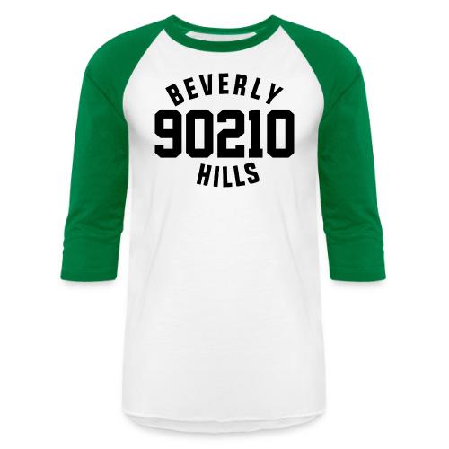 90210 Old School Tee Black - Unisex Baseball T-Shirt