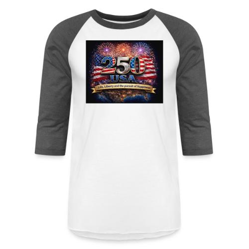 USA 250th Celebration - Unisex Baseball T-Shirt
