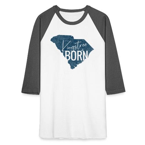 Kingstree Born_Blue - Unisex Baseball T-Shirt