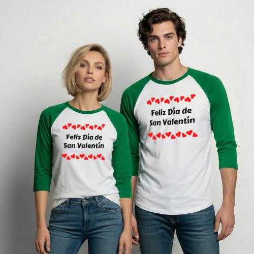 February Celebrating Valentine's Day, February 14 - Unisex Baseball T-Shirt