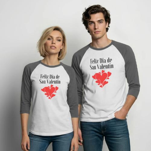 Fashion Happy Valentine's Day Celebrating February - Unisex Baseball T-Shirt