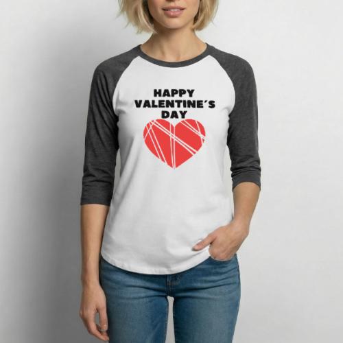 Valentine's Day Fashion February 14, Love Day. - Unisex Baseball T-Shirt