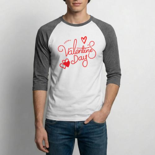 San Valentín, Moda Celebra Día 14 de Febrero - Unisex Baseball T-Shirt