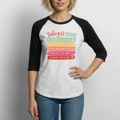 Harmony Collection - Today I Choose - Unisex Baseball T-Shirt