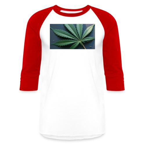 ***CANNABIS LEAF TEE*** - Unisex Baseball T-Shirt