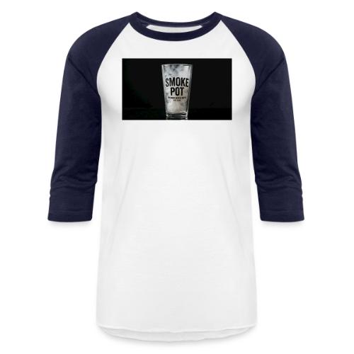 **Smoke Pot Glass TEE** - Unisex Baseball T-Shirt