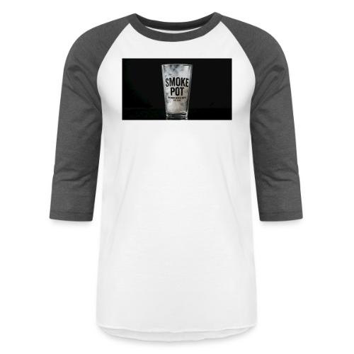 **Smoke Pot Glass TEE** - Unisex Baseball T-Shirt