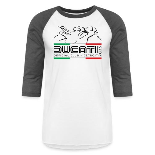 Single Logo 2025 White and Gray - Unisex Baseball T-Shirt